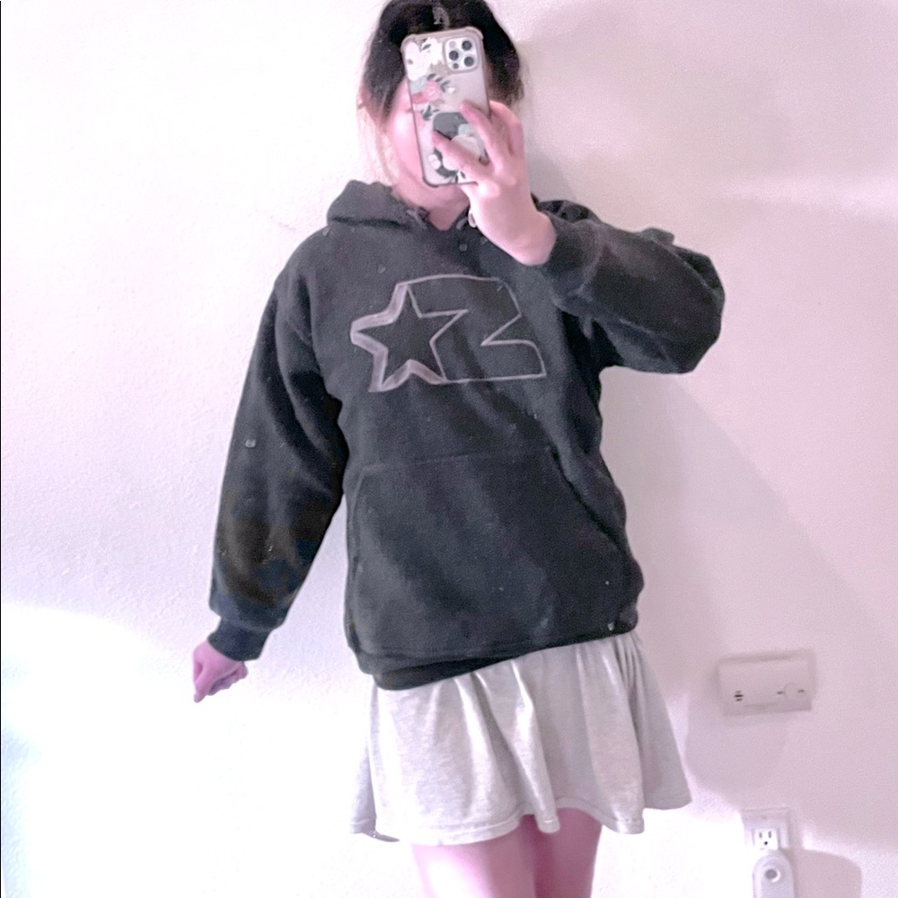 Starter Dark Gray Polyester Hoodie Sweater [Youth Size M 10/12] 🖤